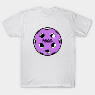 Everyday Pickleball Purple Ball T-Shirt